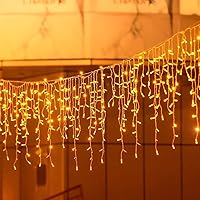 ELEUTH 600 LED 15M Tenda Luminosa Natale, Cascata Luci Esterna Interno. IP44 Impermeabile