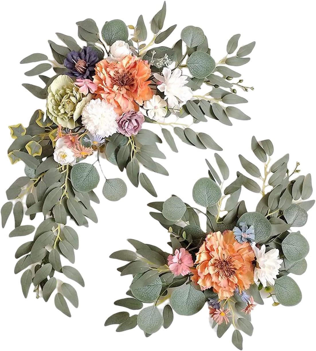 IUIBMI Artificial Wedding Arch Flowers Kit (Pack of 2