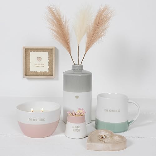 Miniatura 7 de Pavilion - Love You Friend - Vela perfumada de 11 onzas con cera de 11 onzas, mensaje sorpresa secreto, doble mecha, jazmín, tranquilidad, vela