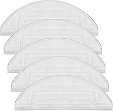 Vacuum Mop Replacement Pads for Xiaomi Roborock S8/S8+/ S7 MaxV Plus/ S7 MaxV Ultra/ S7/ S7+ Reusable Cloth Expert Wet Replacement Microfiber Soft Pad, 5 Mop Pads