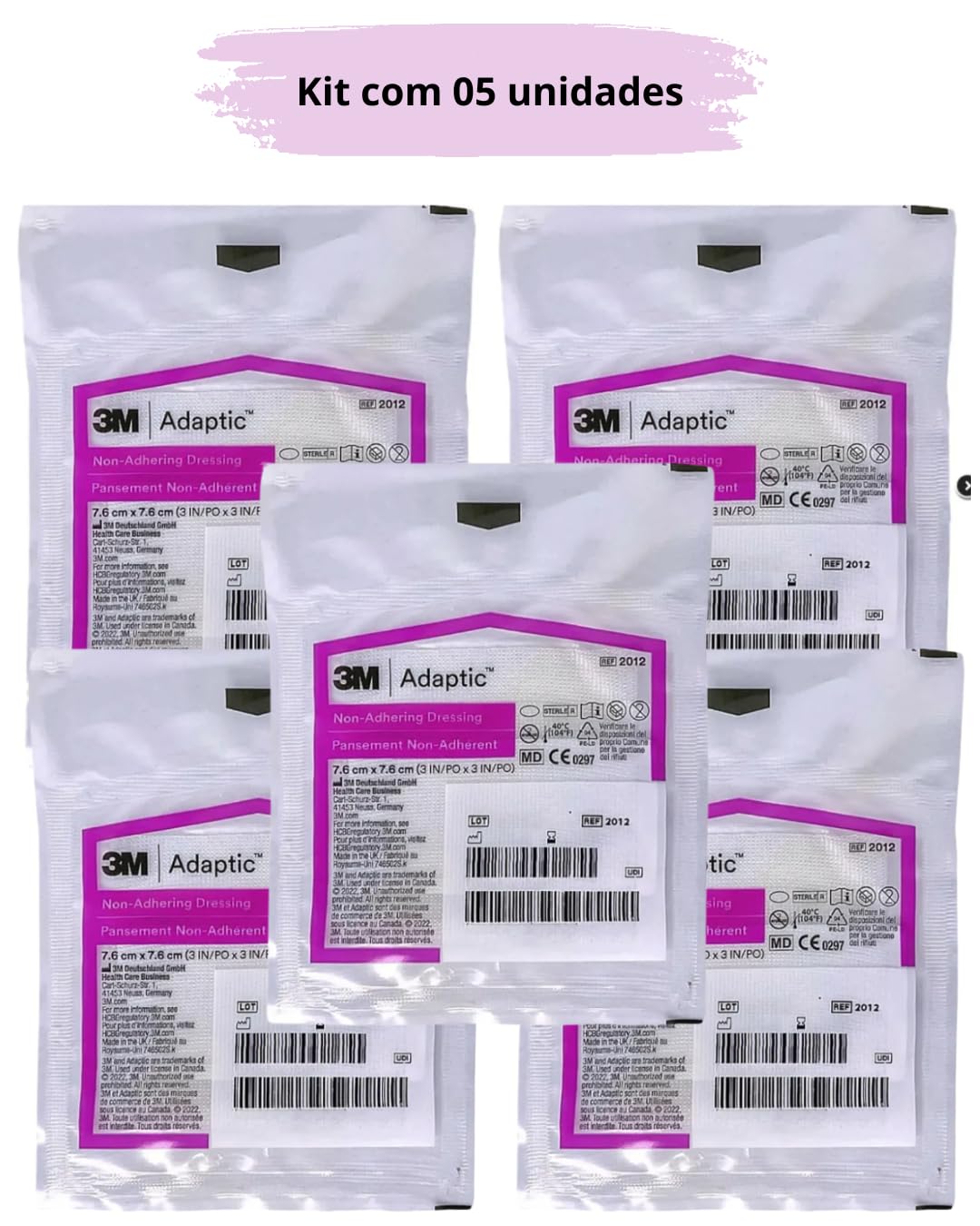 Amazon.com: 3M Adaptic Non-Adhering Dressing, 7.6 cm x 7.6 cm, Box of 50 : Health & Household Amazon.com: 3M Adaptic Non-Adhering Dressing, 7.6 cm x 7.6 cm, Box of 50 : Health & Household