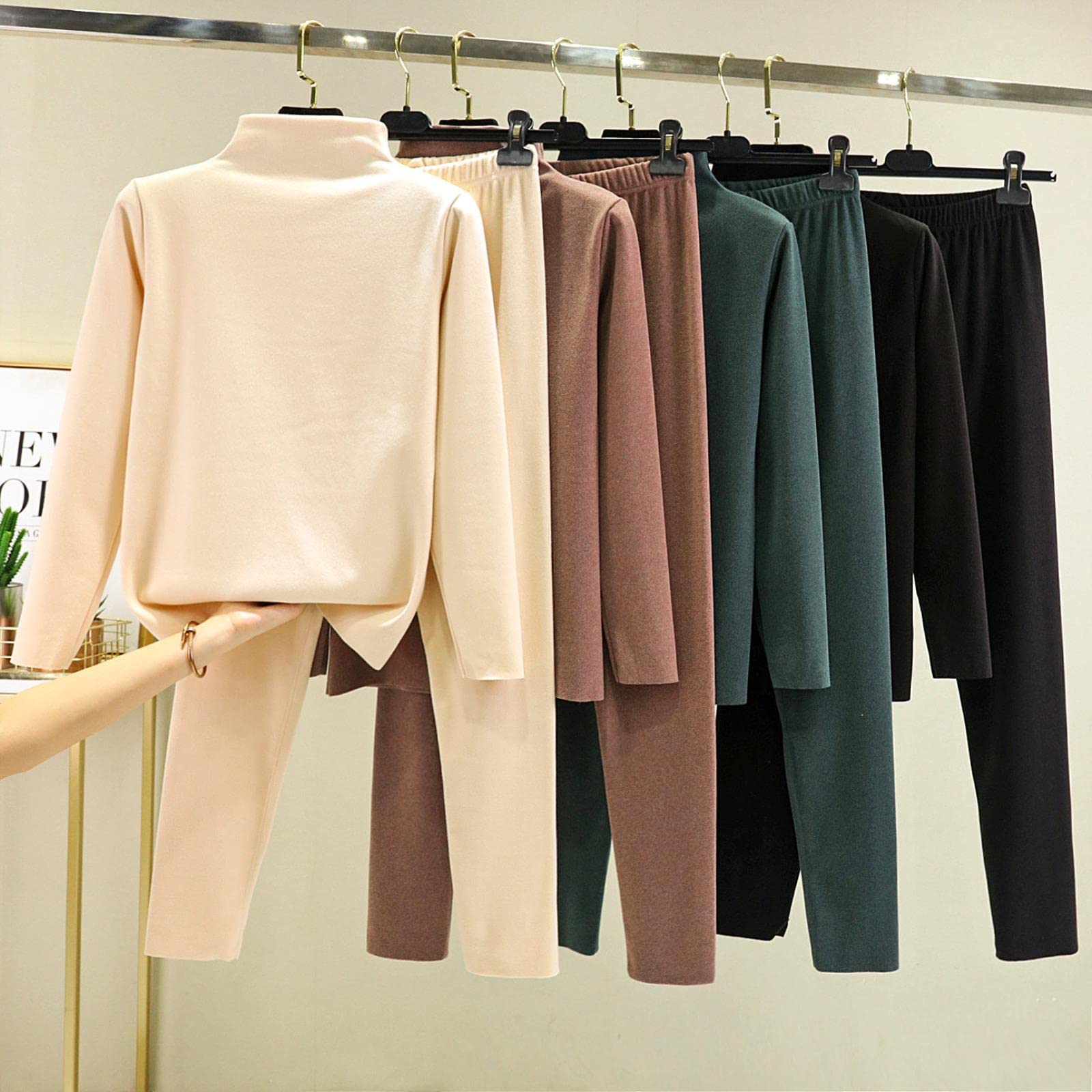 KOOBS sous Vetement Thermique sous-Vêtements Thermiques Définissent Les Vêtements Thermiques pour Femmes pour Femmes