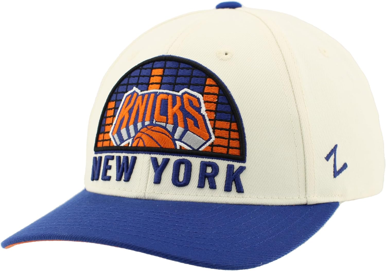 ZHATS NBA Unisex-Adult NBA Officially Licensed Adjustable Snapback Hat Contender Ivory