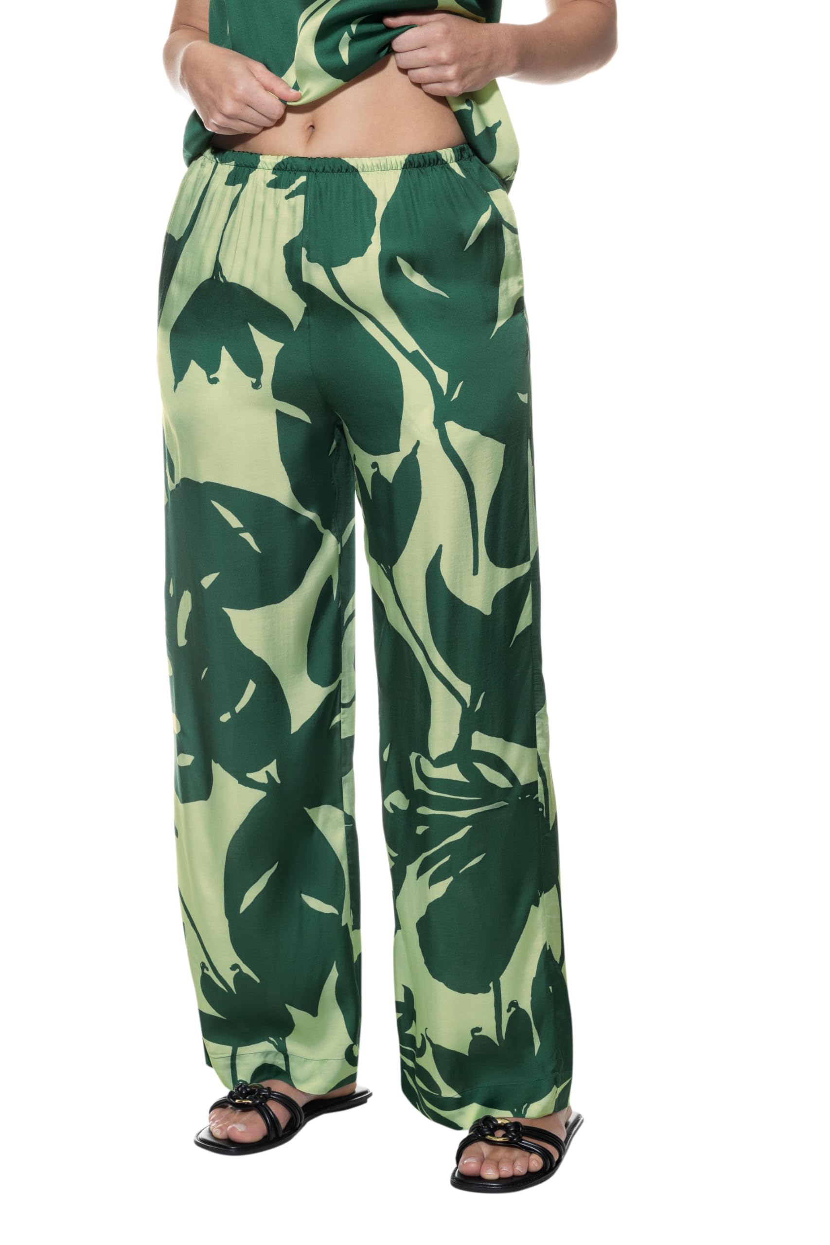 Mey Nachtwäsche Serie Tropical Leaves Damen Yoga Pants 1220066