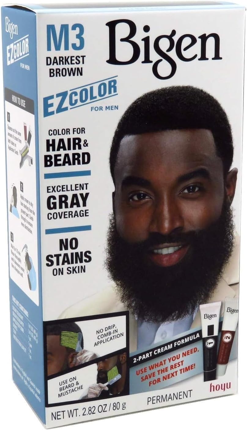 Ez Color For Men Darkest Brown Kit (2 Pack)