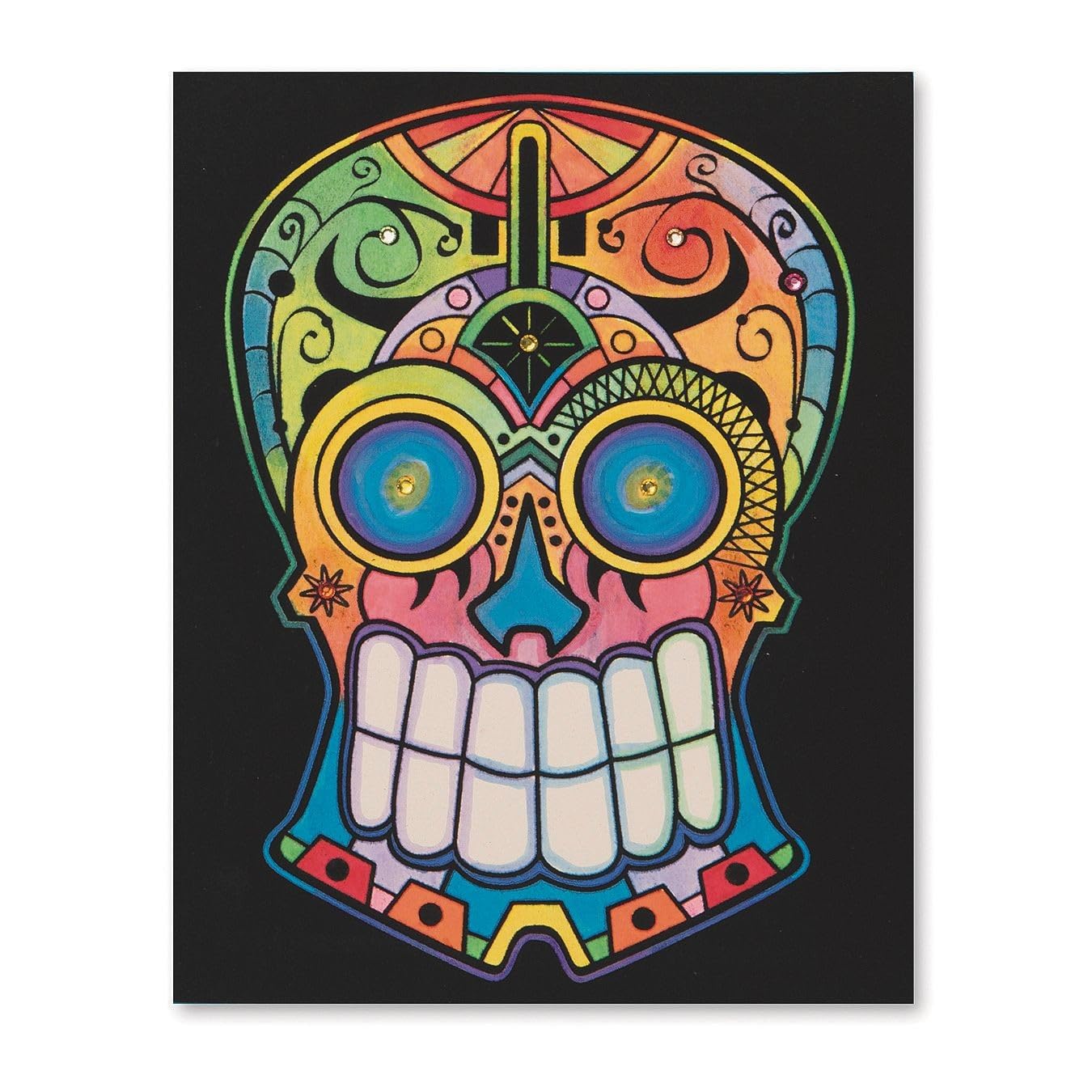 S&S Worldwide Velvet Art Skull Posters Pack of 24