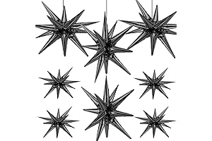 Cadeya Black Star Balloons