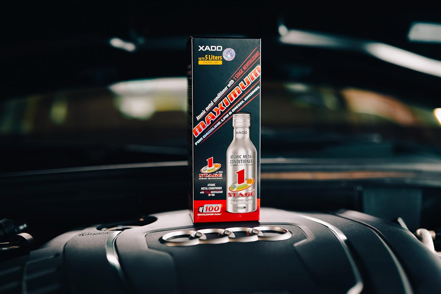 XADO Engine Oil Additive/Protection For Motor/Additive For Wear Protection & Rebuilding Of Worn Metal Surfaces/Metal Conditioner With Revitalizant 1 Stage Maximum (Up To 5qt Of Oil Capacity)