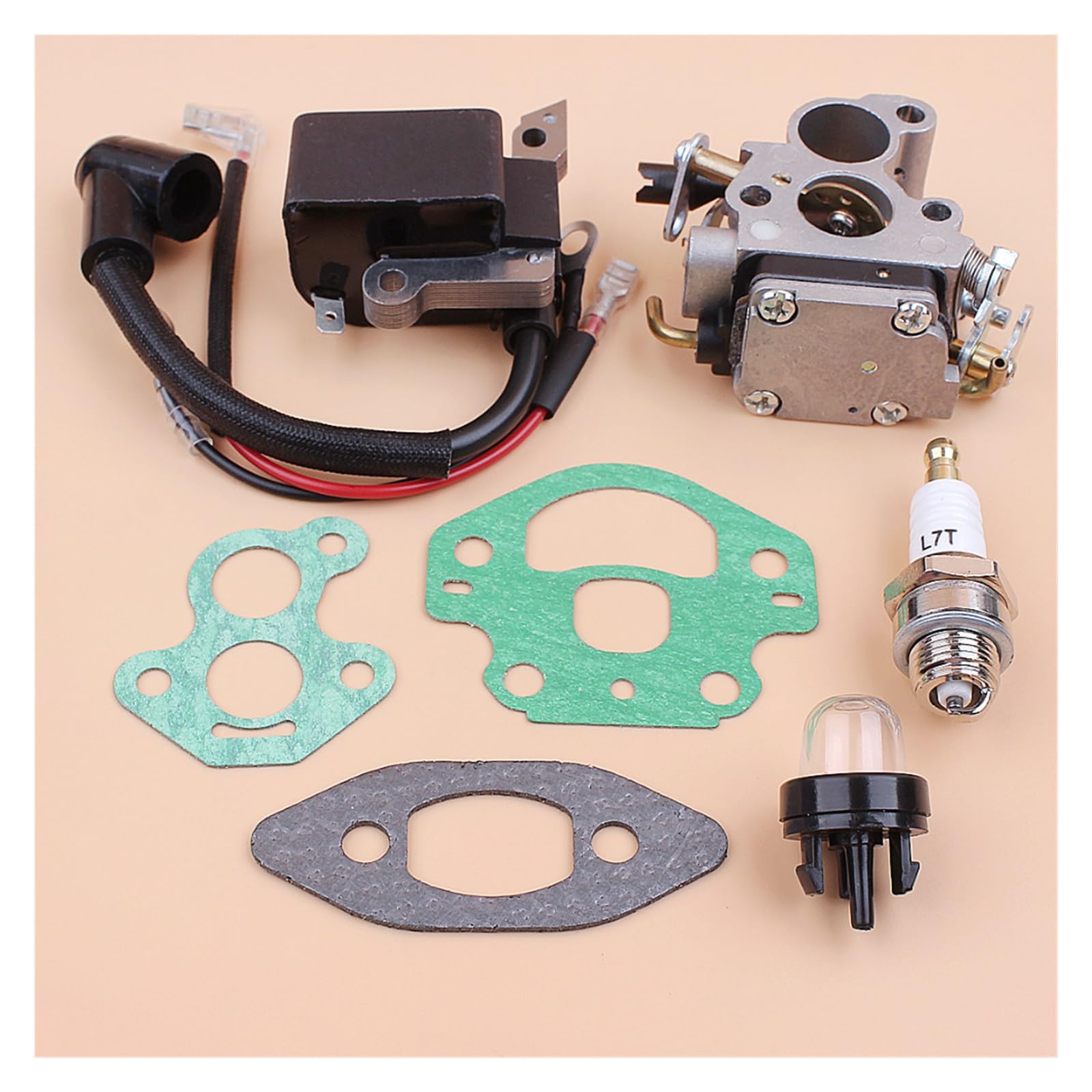 1 Juego de módulo de bobina de encendido de carburador, Kit magnético apto for H 240 236 235, piezas de motosierra for Zama C1T-W33 Carb