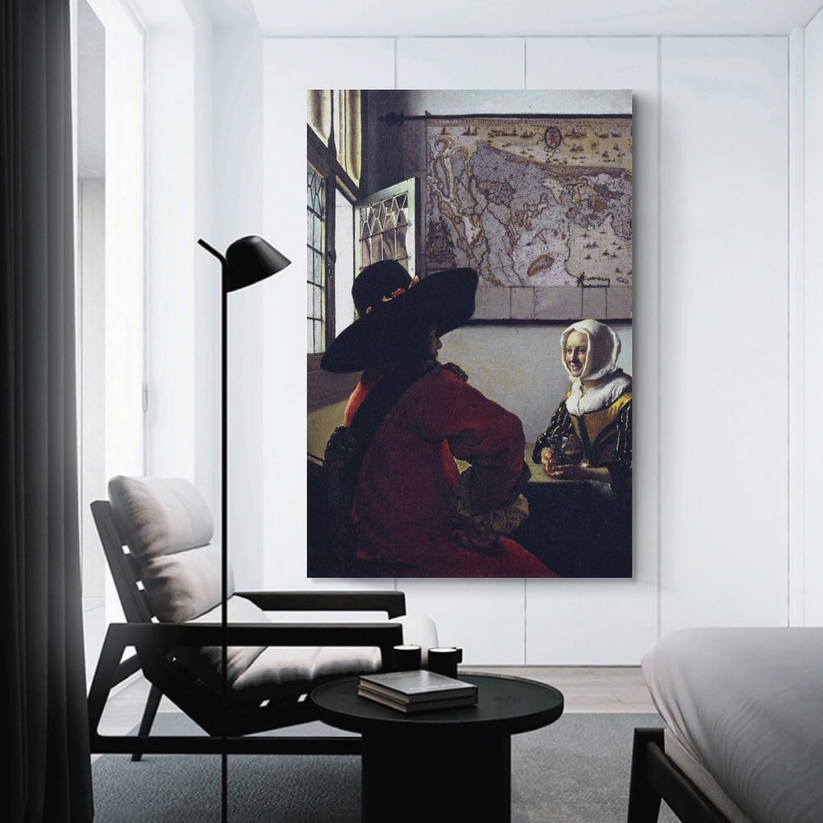 Amazon.co.jp: Johannes Vermeer ヨハネス・フェルメール 《兵士と笑う 