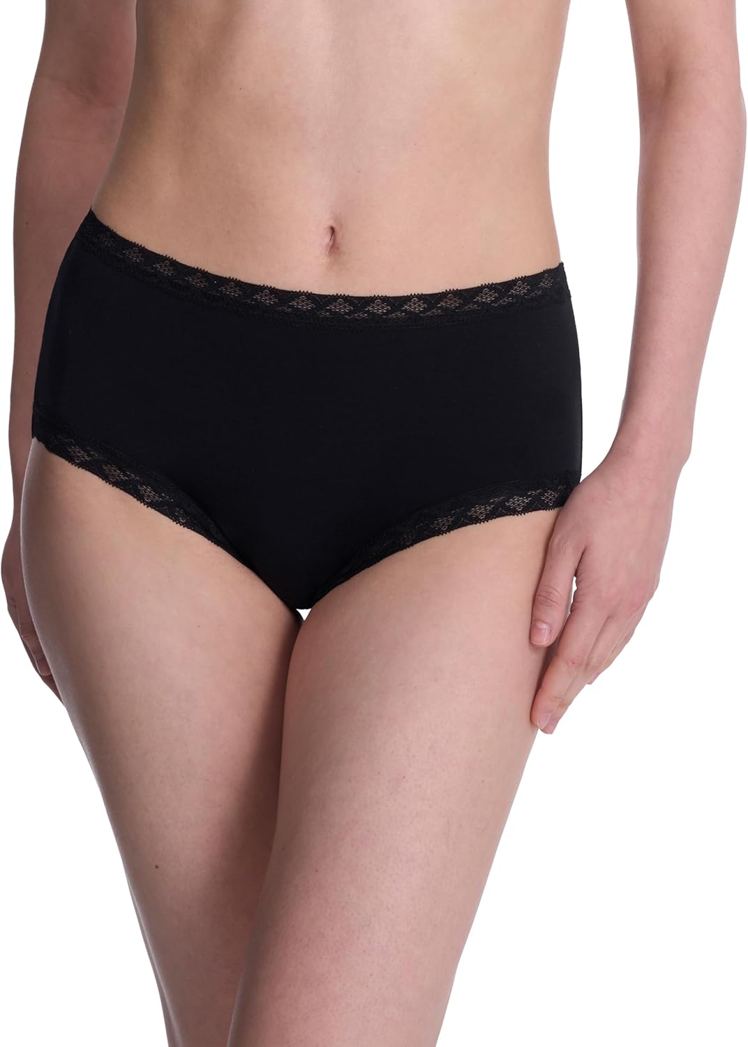 Natori Women's Bliss Full Brief Medium Black