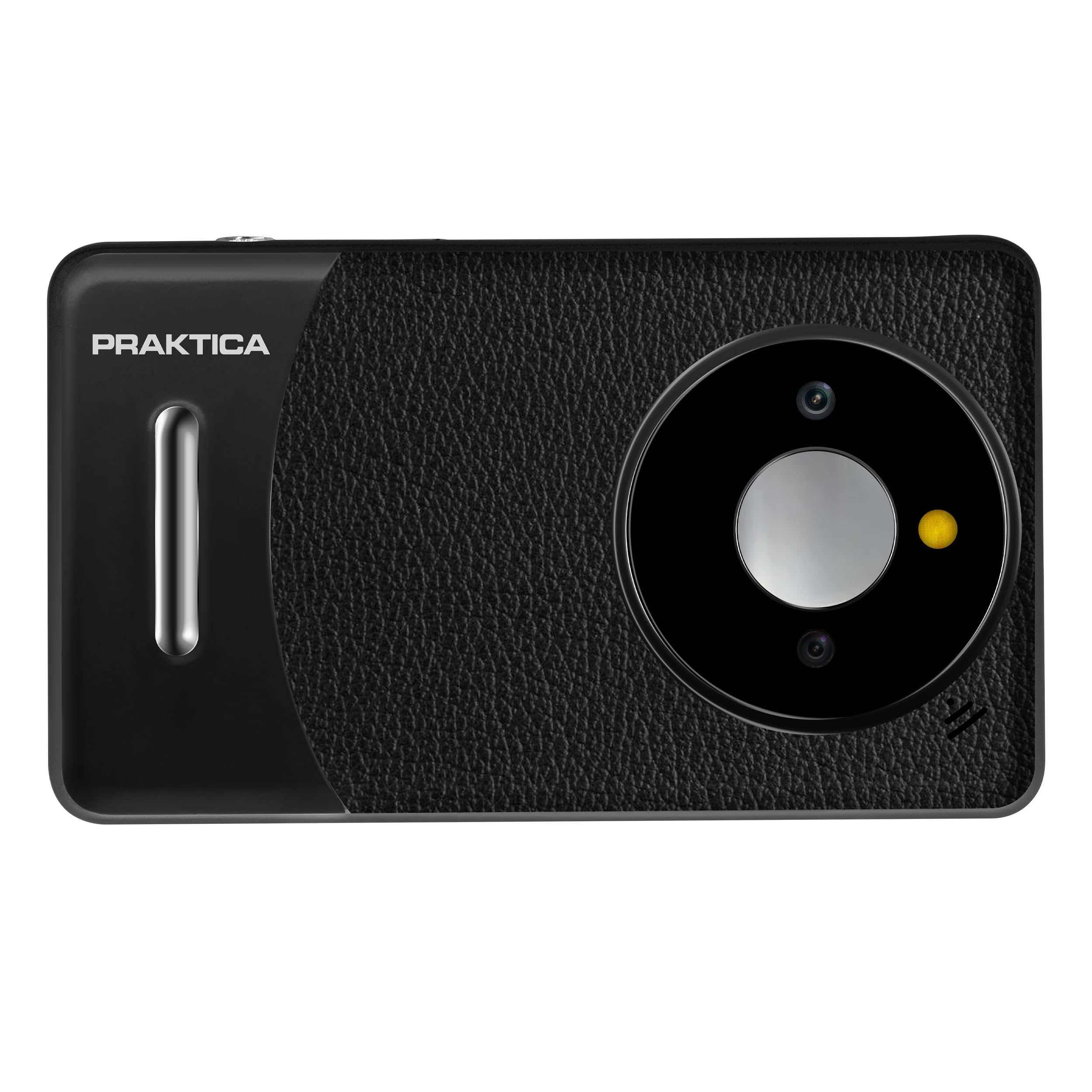 Praktica Cámara Digital compacta DZ13 de 13 MP, sensores CMOS duales, Lente Gran Angular y Zoom de 18x, Video Full HD, Color Negro