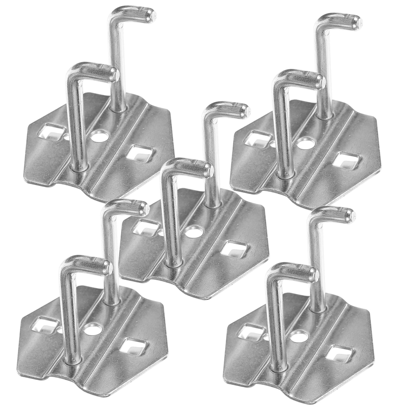 CANIGHT Space-Saving Tool Storage Hooks 5pcs Metal Pegboard Hooks for Garage Home