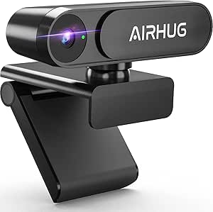 2K Webcam No Mic with Privacy Cover, USB Web Cam for Computer and Laptop Plug &amp; Play, Web Camera Without Audio, 78° Wide-Angle,for Streaming and Conferencing,Compatible Skype Zoom YouTube