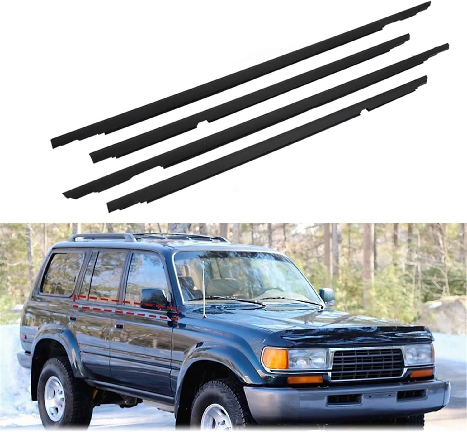 自動車用ウェザーストリップ Compatible With LX450 1996 1997 1998 