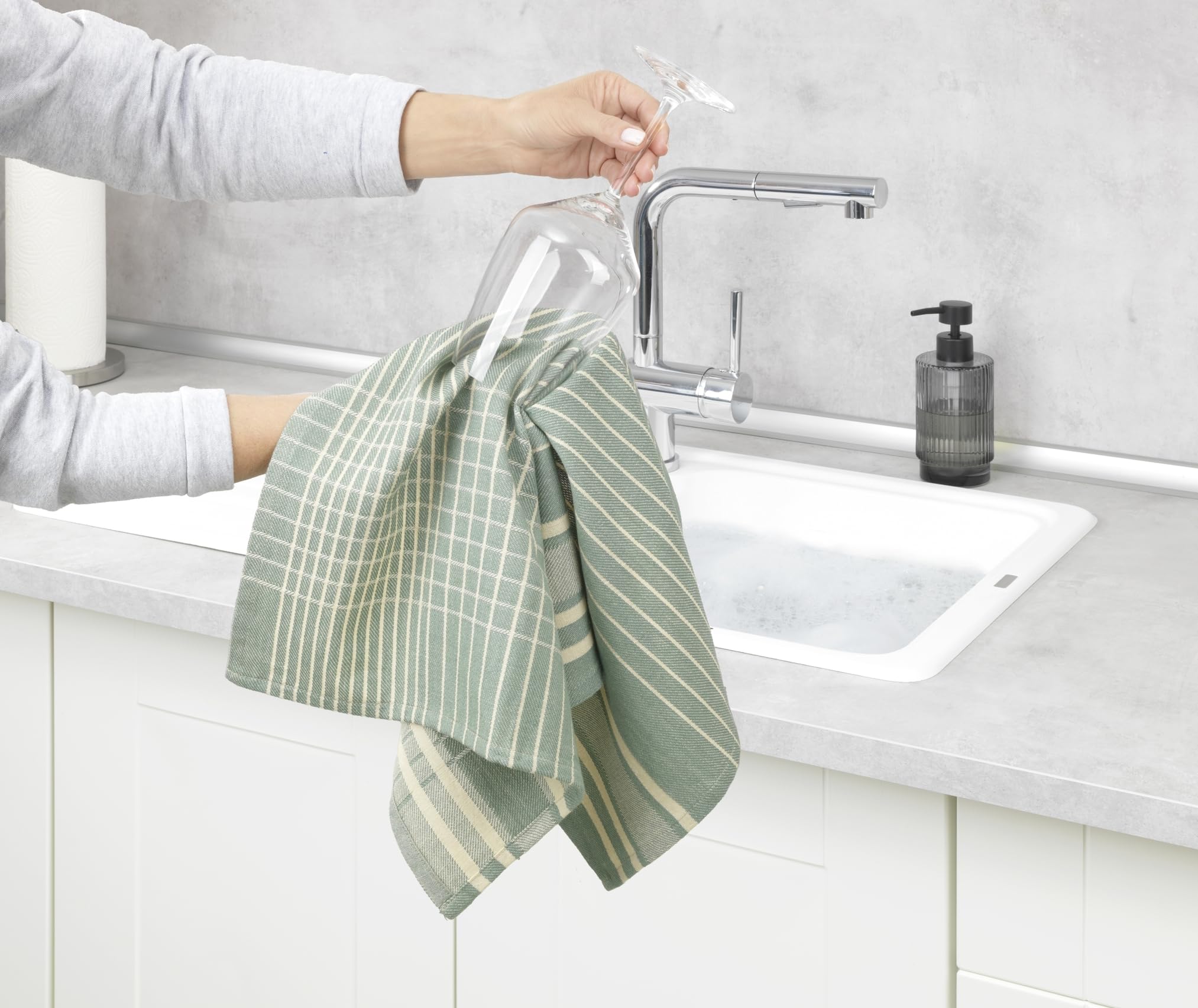 homewell Set di asciugamani morbido e assorbente, 100% cotone, Oeko - Tex 100 certificato