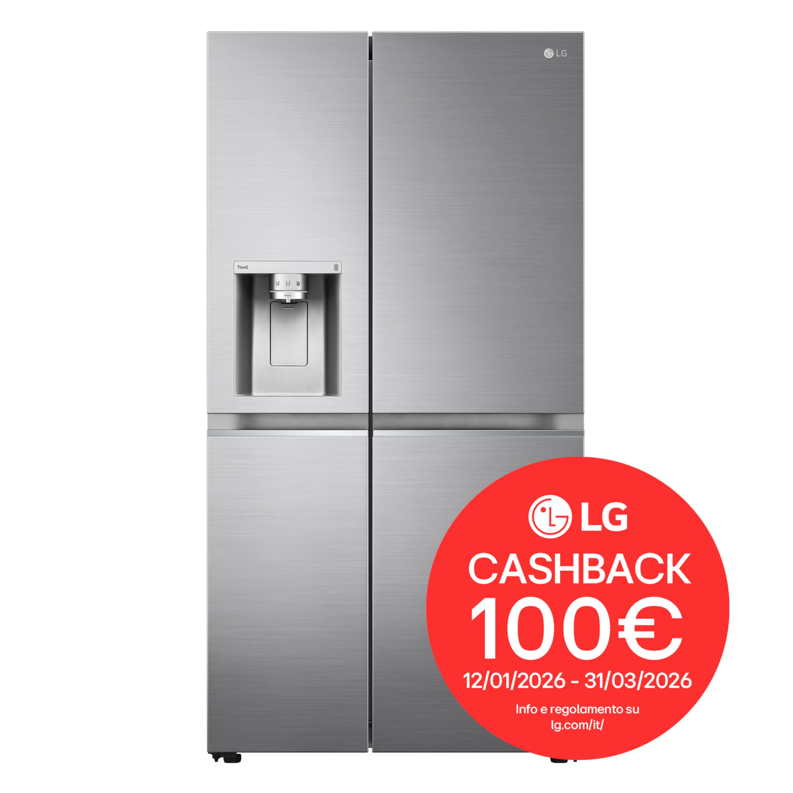 Refrigeratore Americano LG No Frost 635 L Wi-Fi Linear Cooling - Dettaglio