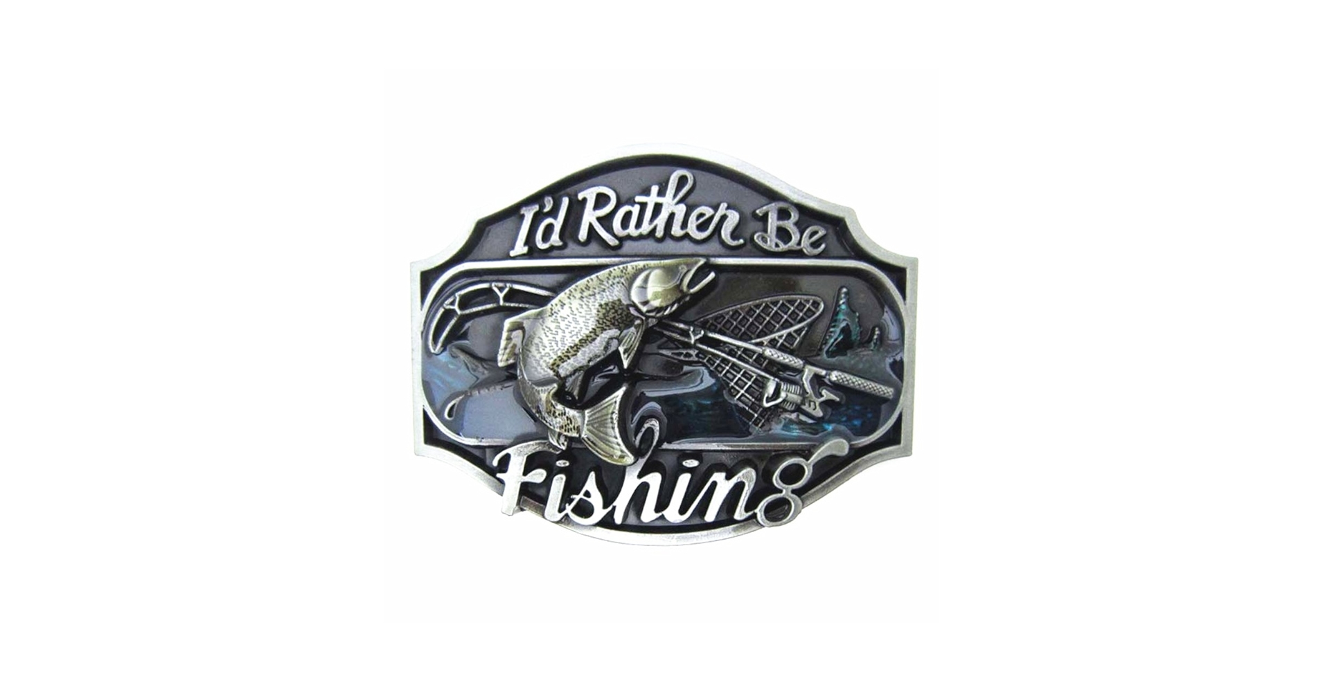 Amazon.com: MASOP Western Style Funny Casual Belt Buckle I'd
