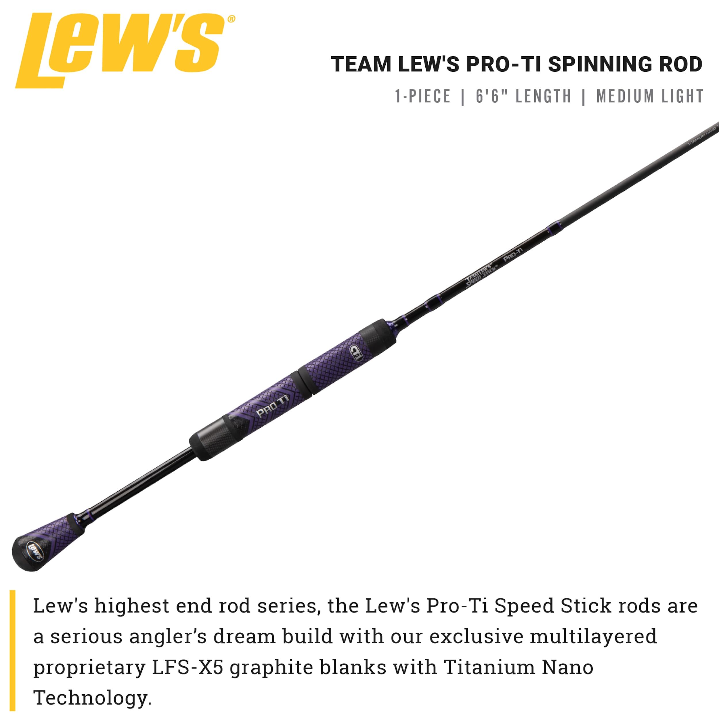 Amazon | Lew's Team Lew's Pro Ti Speed Stickスピニングフィッシング
