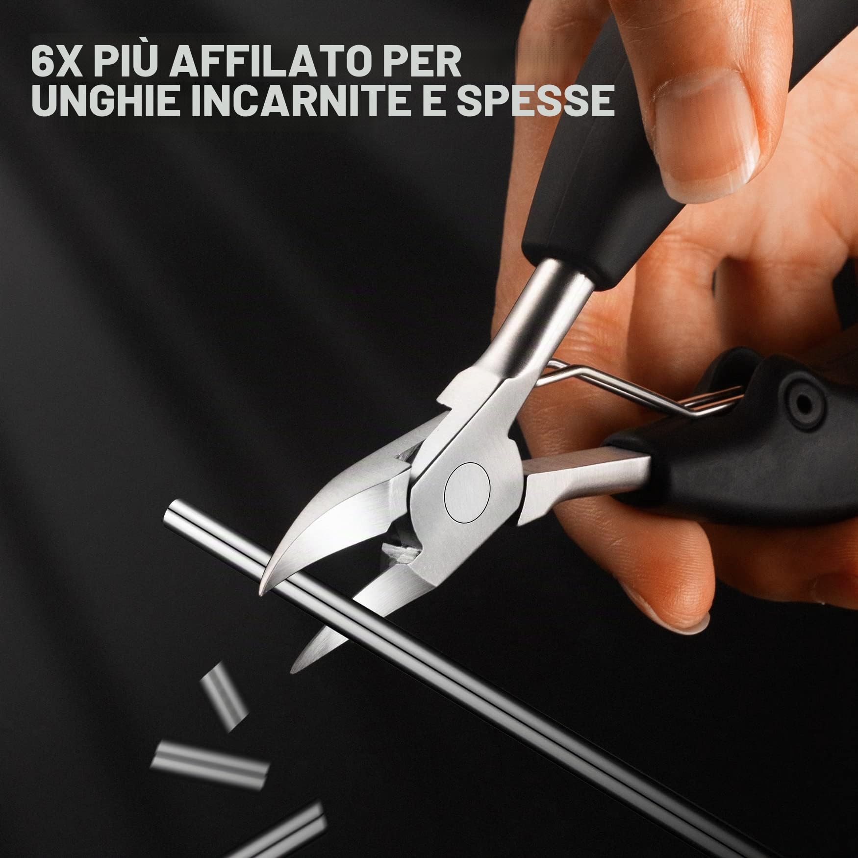 BEZOX Tronchesino Tagliaunghie In Acciaio Inox Di Precisione Per Unghie Incarnite Mani