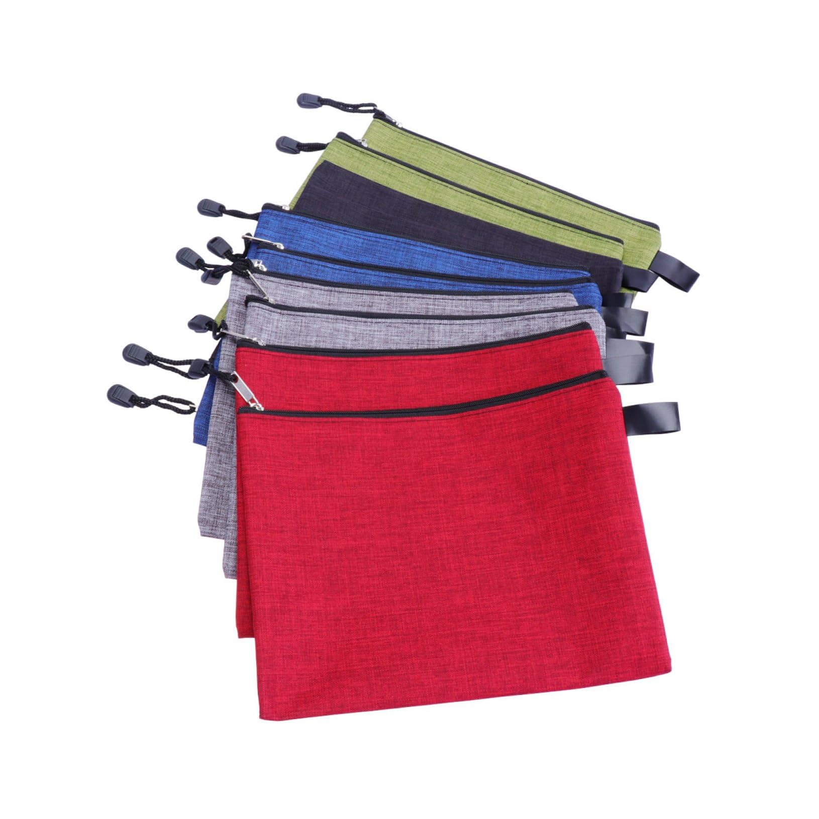 Tofficu 10pezzi Borsa Documenti Con Cerniera Da Oxford Per Ufficio e Studio Colore Casual