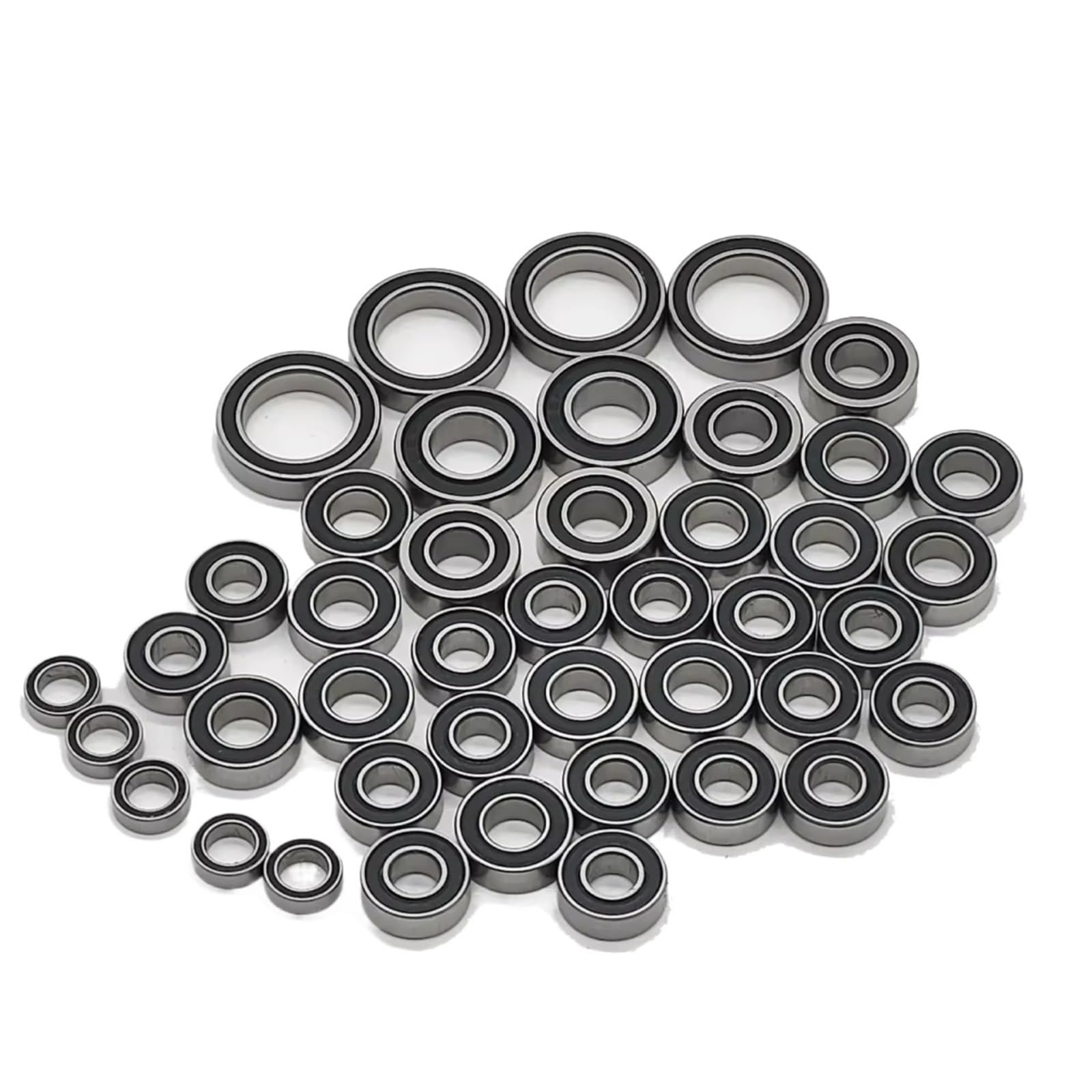 RC Lagerteile Für Traxxas Für Summit 1/10 43Pcs Tiefe Nut Chrom Stahl Metric Kugellager RC Auto