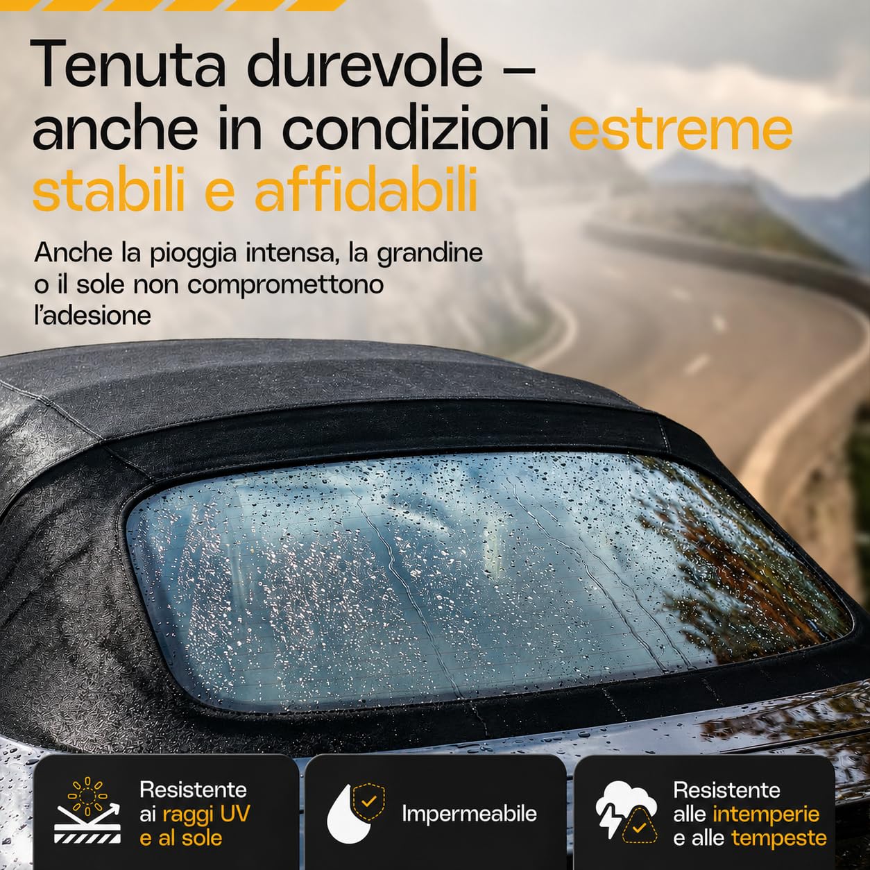 Kit di Riparazione del Lunotto Posteriore per Capote Cabrio