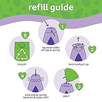 Vista 2 de Johnson's Baño para bebé con aromas naturales relajantes y relajantes, hipoalergénico, suave y sin desgarros, esencial para el baño nocturno