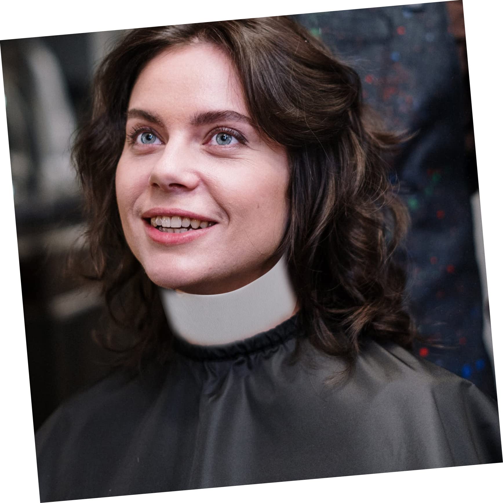 Didiseaon Hair Wrapping Paper 10 Rolls Neck Strip Barber Paper Neck Skin-friendly Professional Hair Salon Supplies