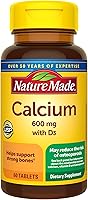 Vista 12 de Nature Made Calcio 600 mg con Vitamina D3, suplemento dietético para el apoyo óseo, 220 tabletas (paquete de 1)