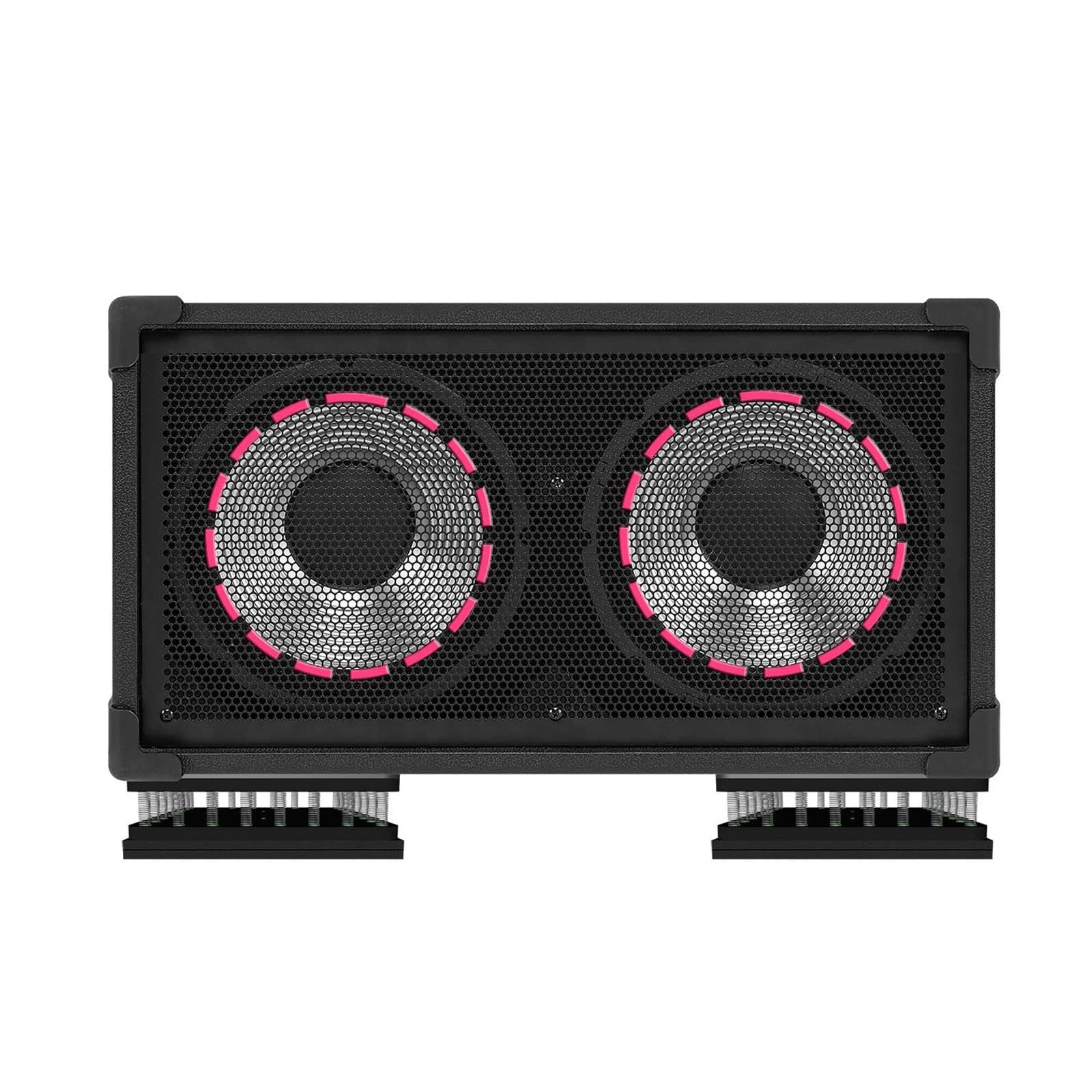 Supporto per altoparlanti Supporto audio Supporto for altoparlanti KTV Professional Audio Foot Nail Rack Stand Ground Ammortizzatore Bar Subwoofer Shock Absorbing Altoparlante Shock Pad Supporti per a