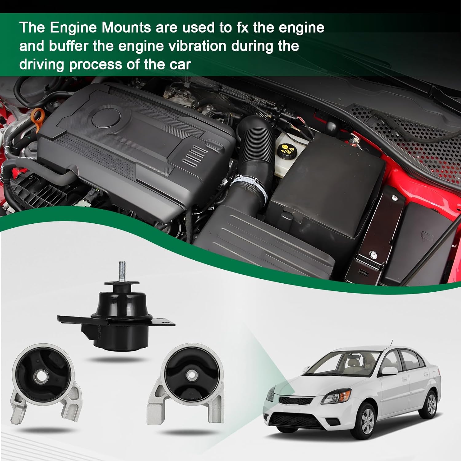 Engine Mount 2006-2011 Accent 2006-2011 Rio 2006-2011 Rio5