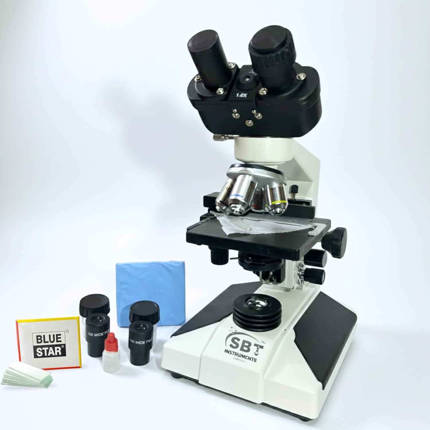 SBT 2500X Binocular Compound Microscope for Laboratory Pathological & Medical Microscope for Doctors & Students 40X–2500X ...