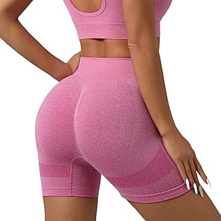 2025 - Moda Mujer Casual Sin Costura Pantalones Cortos Yoga de Tres Minutos Lift Hip Fitness Cintura Alta Corporal Moldeador de Cuerpo Alto Elástico Pantalones de Yoga Deportivos Verano