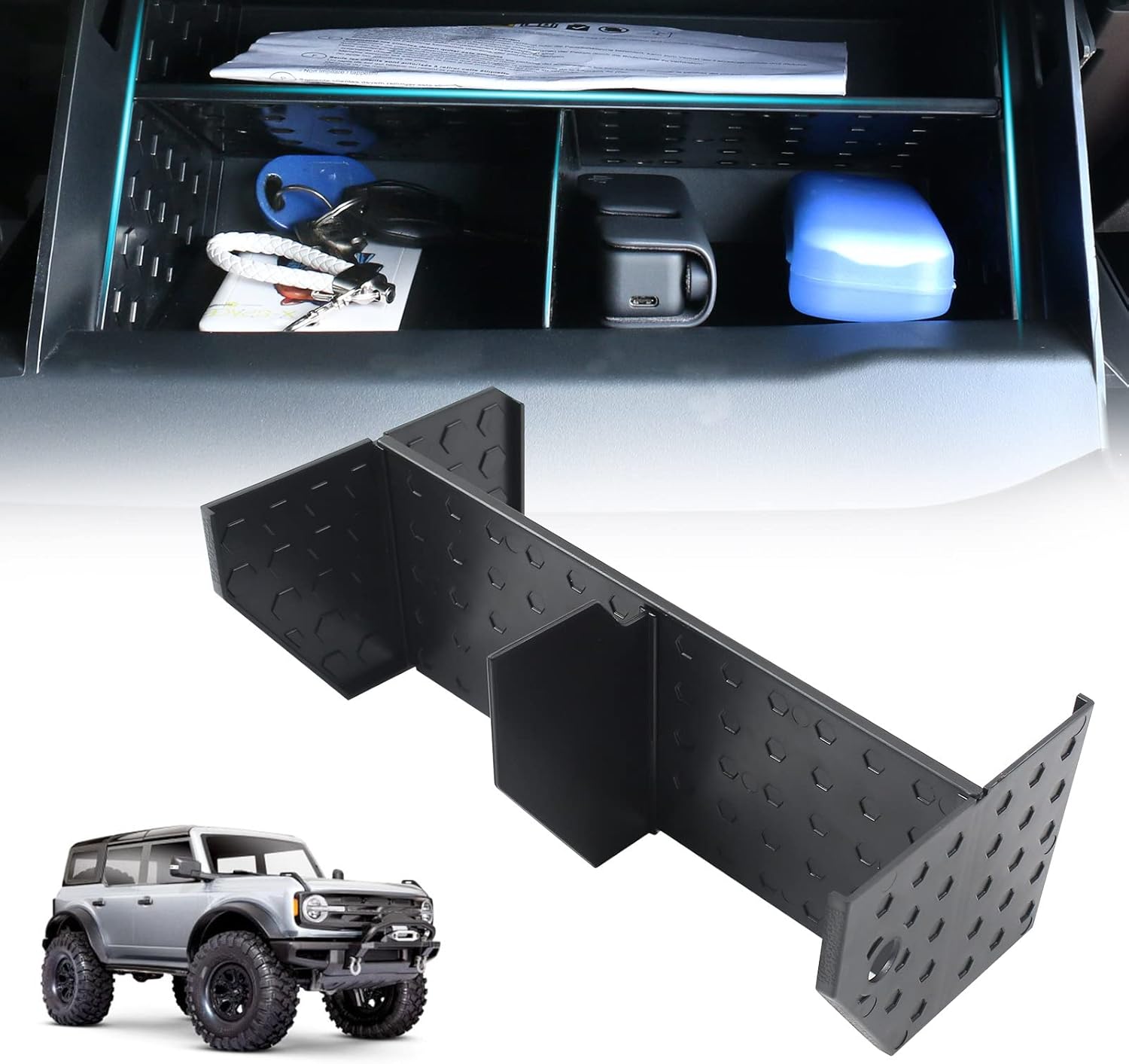 OCTAOR Glove Box Organizer Dividers, Insert Storage