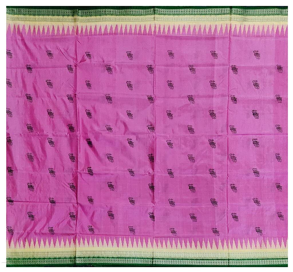 OdiKalaBomkai Silk Saree with Blouse Piece