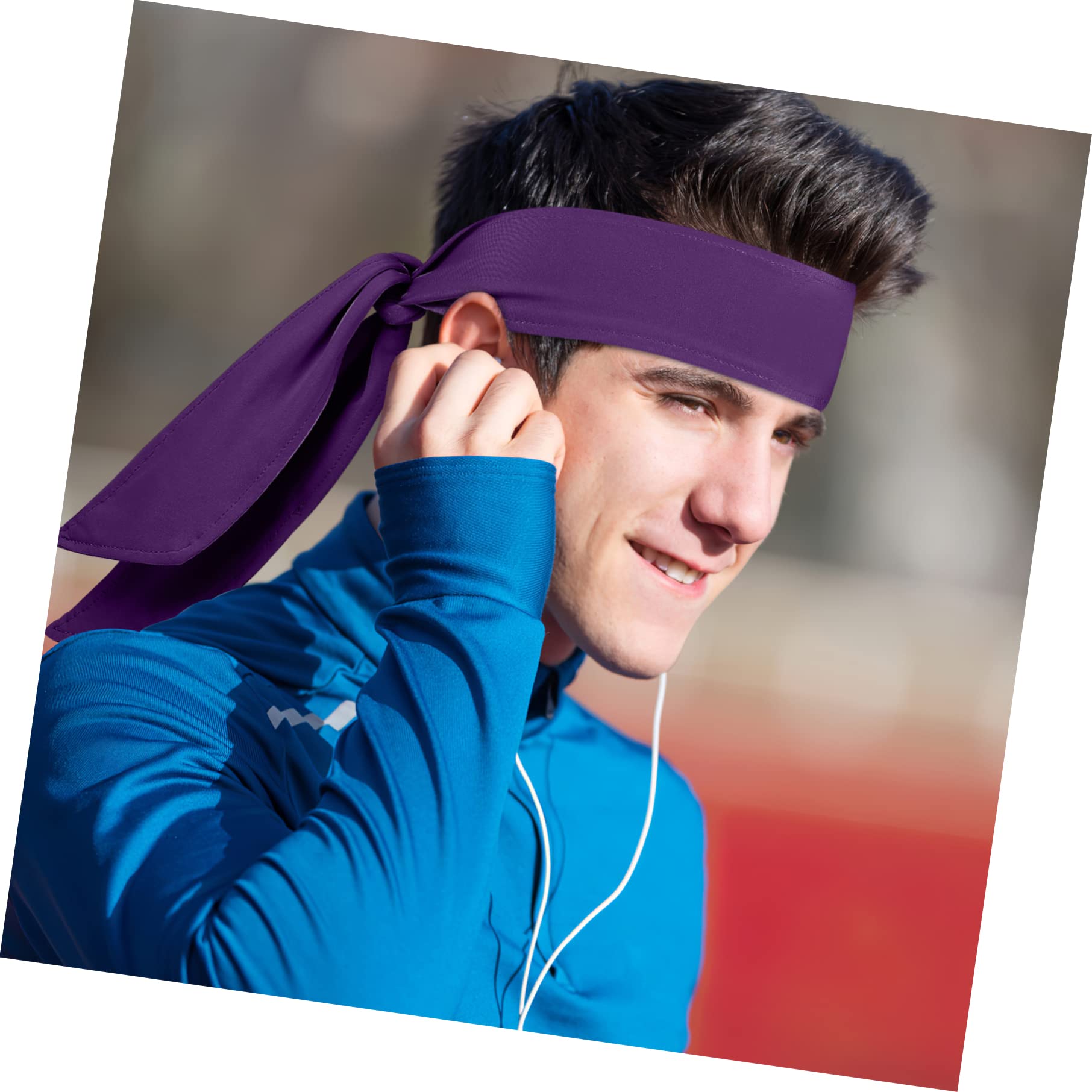 15 Pièces Bandeau à Nouer Élastique en Polyester et Spandex pour Sport