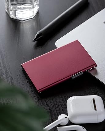 VULKIT Card Wallet for Men Credit Card Holder RFID Blocking Pop Up Card Holder Women Minimalist Wallet Slim RFID Wallet