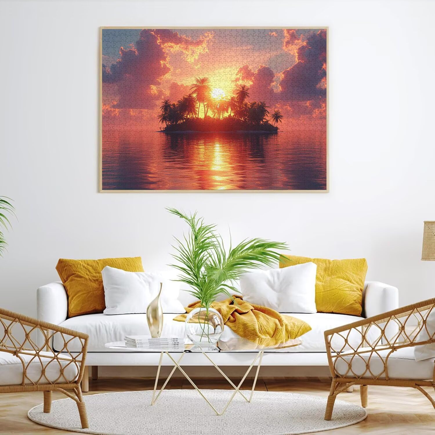 Puzzle dla dorosłych 2000, Island Sunset, 99x70cm, n-780