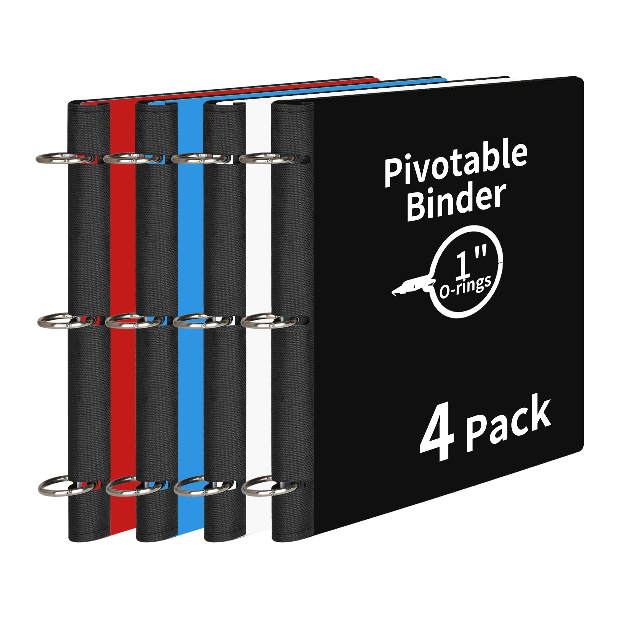 Photo 1 of LETVPVOW 360° Pivotable 3-Ring Binder, 1 inch