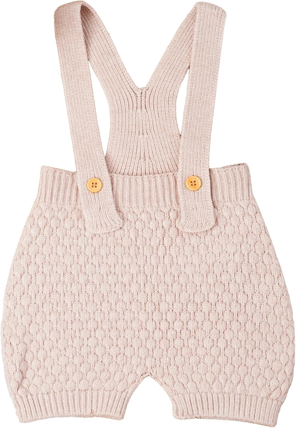 ACSUSS Baby Boys Girls Suspender Pants Bib Overalls Knit Sweater Romper Spring Fall Clothes