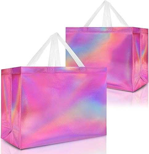 Miniatura 37 de Nush Nush Bolsas de regalo doradas extragrandes – Juego de 12 bolsas de regalo reutilizables extra grandes con asas – Bolsas de regalo XL perfectas