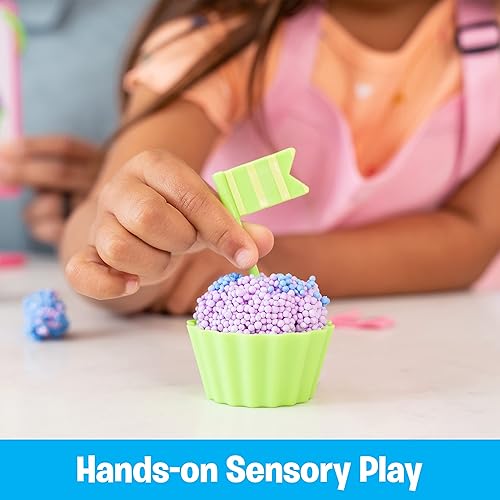 Miniatura 4 de Educational Insights Playfoam - Juego de café para cupcakes, con 5 colores de espuma de juego, no tóxico, juguete sensorial, regalo para niños y