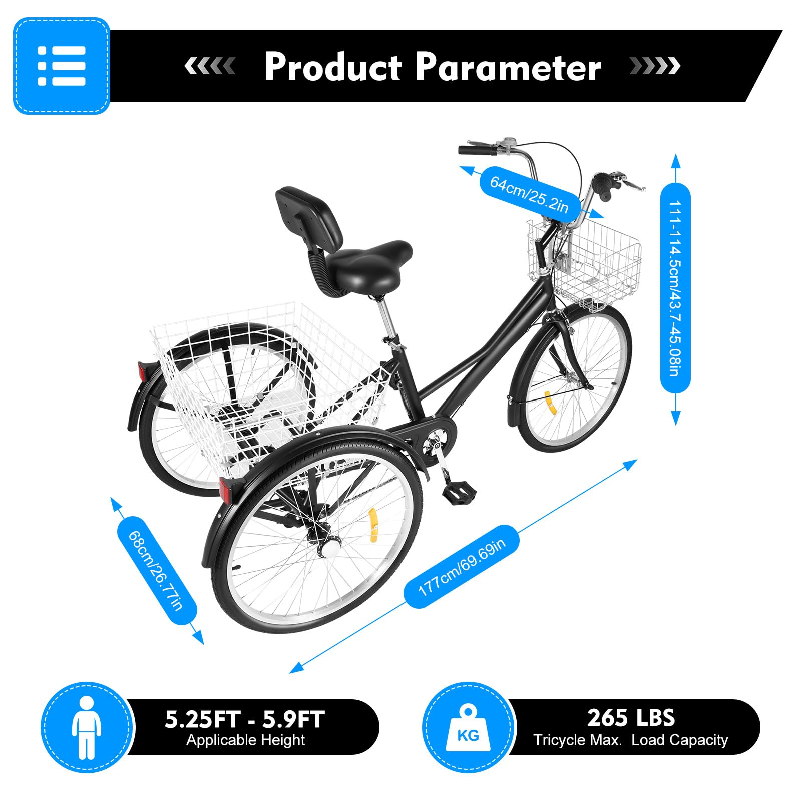 Trybike Driewieler All Black Kopen | 2-in-1 Loopfiets voor Kinderen