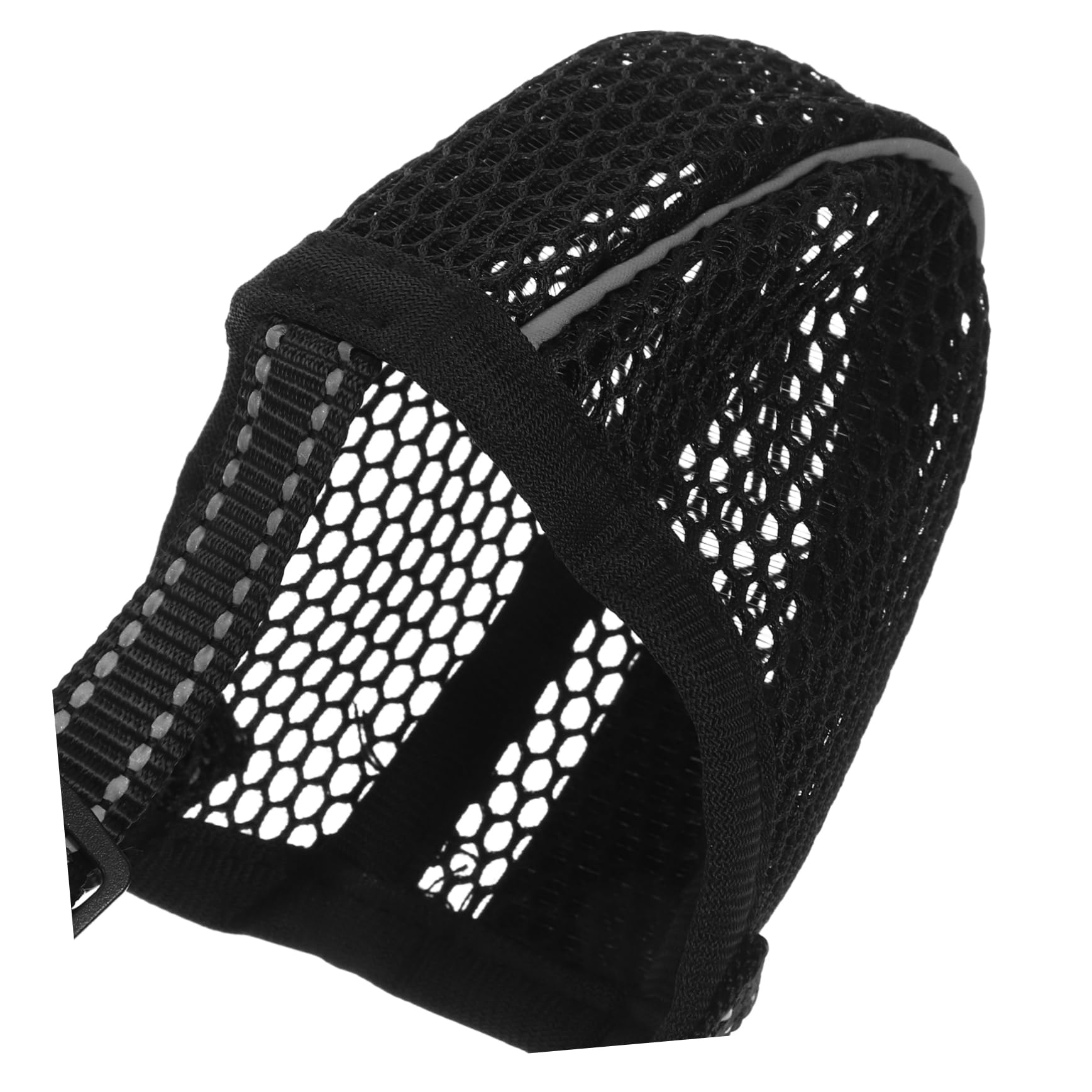 BELLIFFY Large Dog Muzzle Soft Breathable Adjustable Mesh Muzzle for Preventing Biting Scavenging and Licking Durable Dog Mouth Cover for Comfortable
