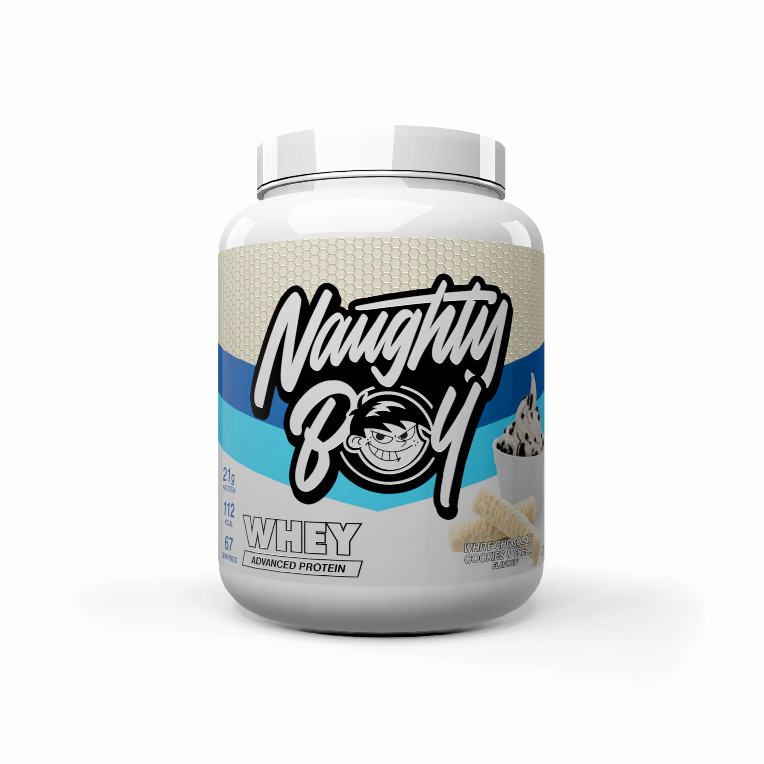 Naughty Boy Whey 2010 g, weiße Schokolade, Kekse und Cream