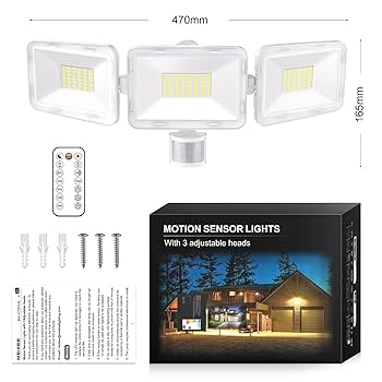 最新版 LEDセンサーライト 3名様限定ライト 屋外照明！5面発光　GWセール Amazon.co.jp : センサーライト 288LED ソーラーライト Focondot