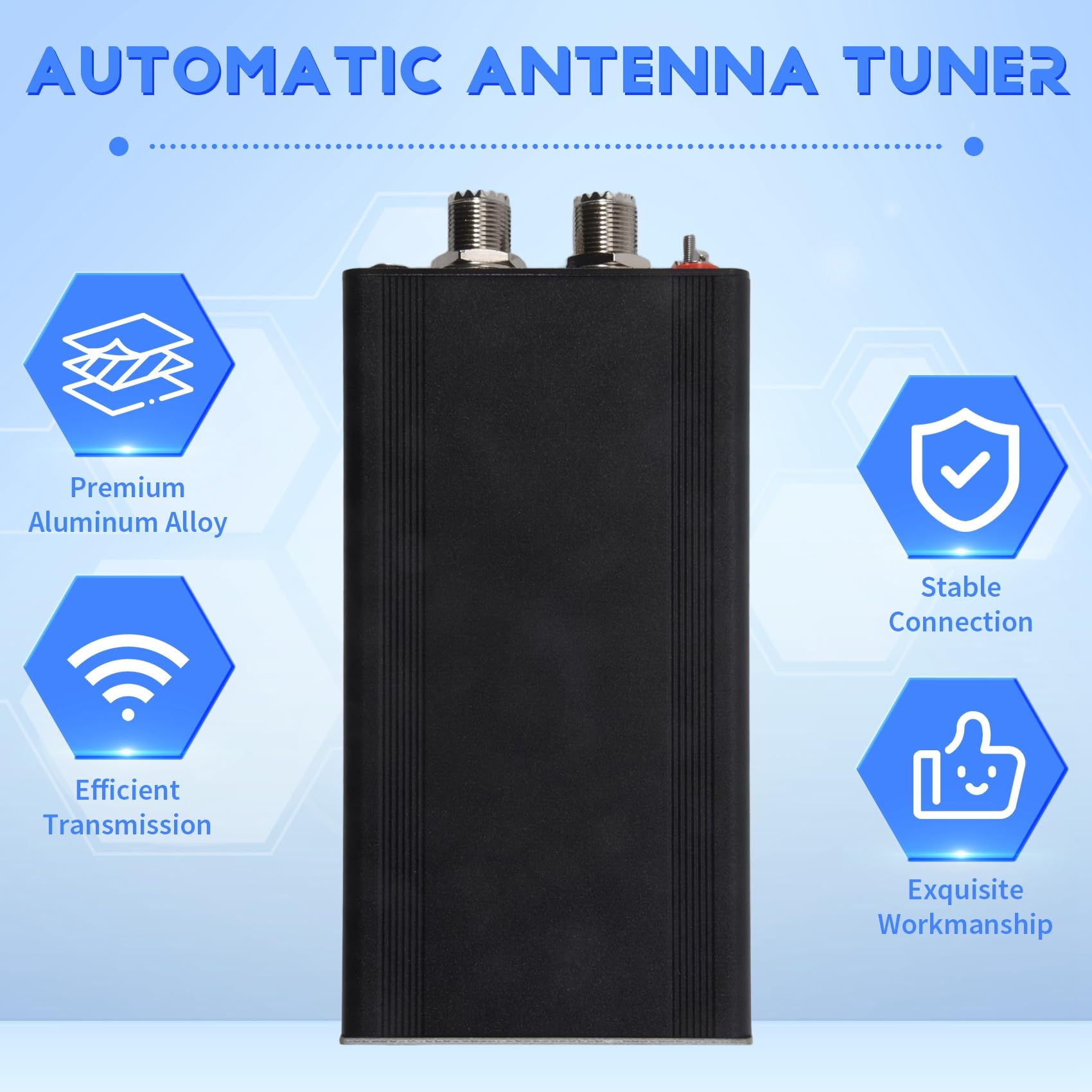 Tuner d'antenne Automatique Inductance 12,4 μH et Plus épais