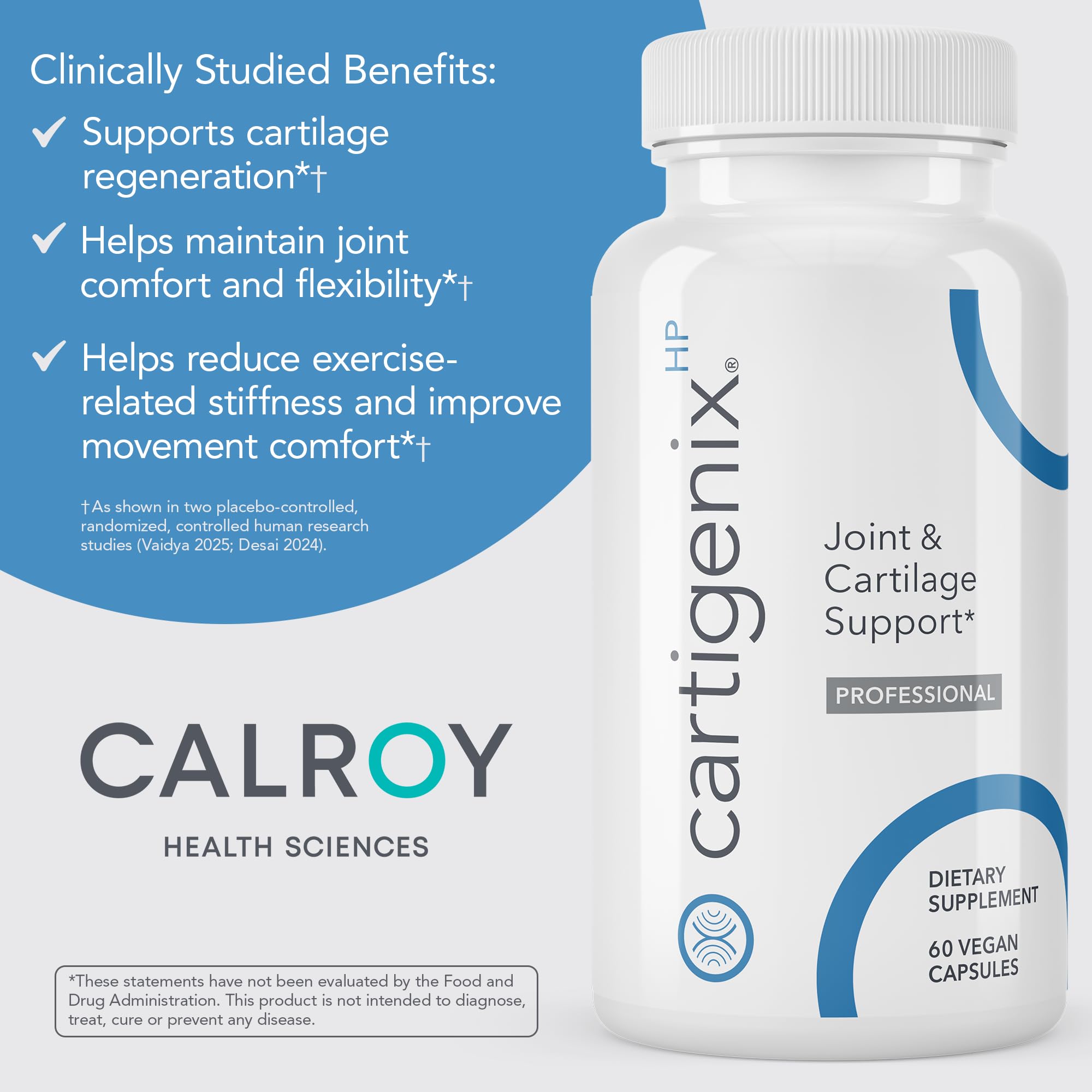 Calroy Cartigenix HP Joint & Cartilage Support Supplement 60 Vegan Capsules — Amazon image 3