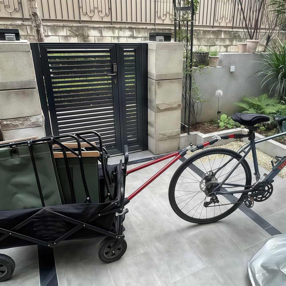 Fahrradanhänger Anhängerkupplung für Hunde, Katzen und Kinder, kompatibel mit Elektrofahrzeugen für Camping, Wandern und Mountainbiken